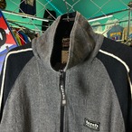 bitch skateboards フリースジャケット 黒グレー ビッチ