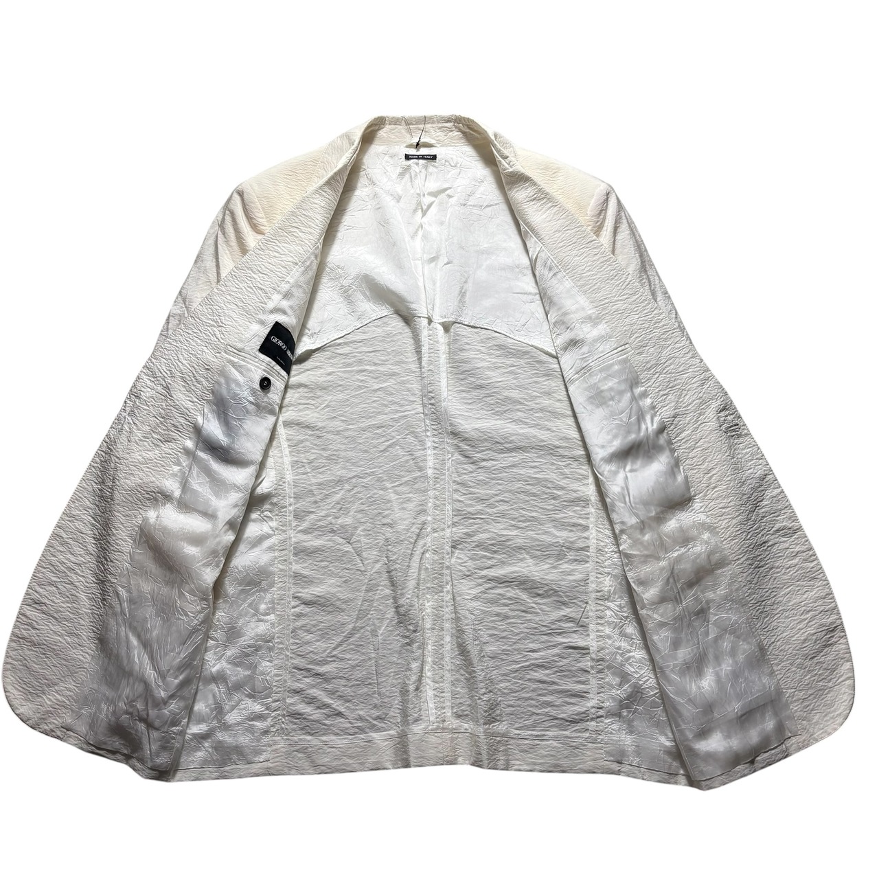 GIORGIO ARMANI white silk suits set-up