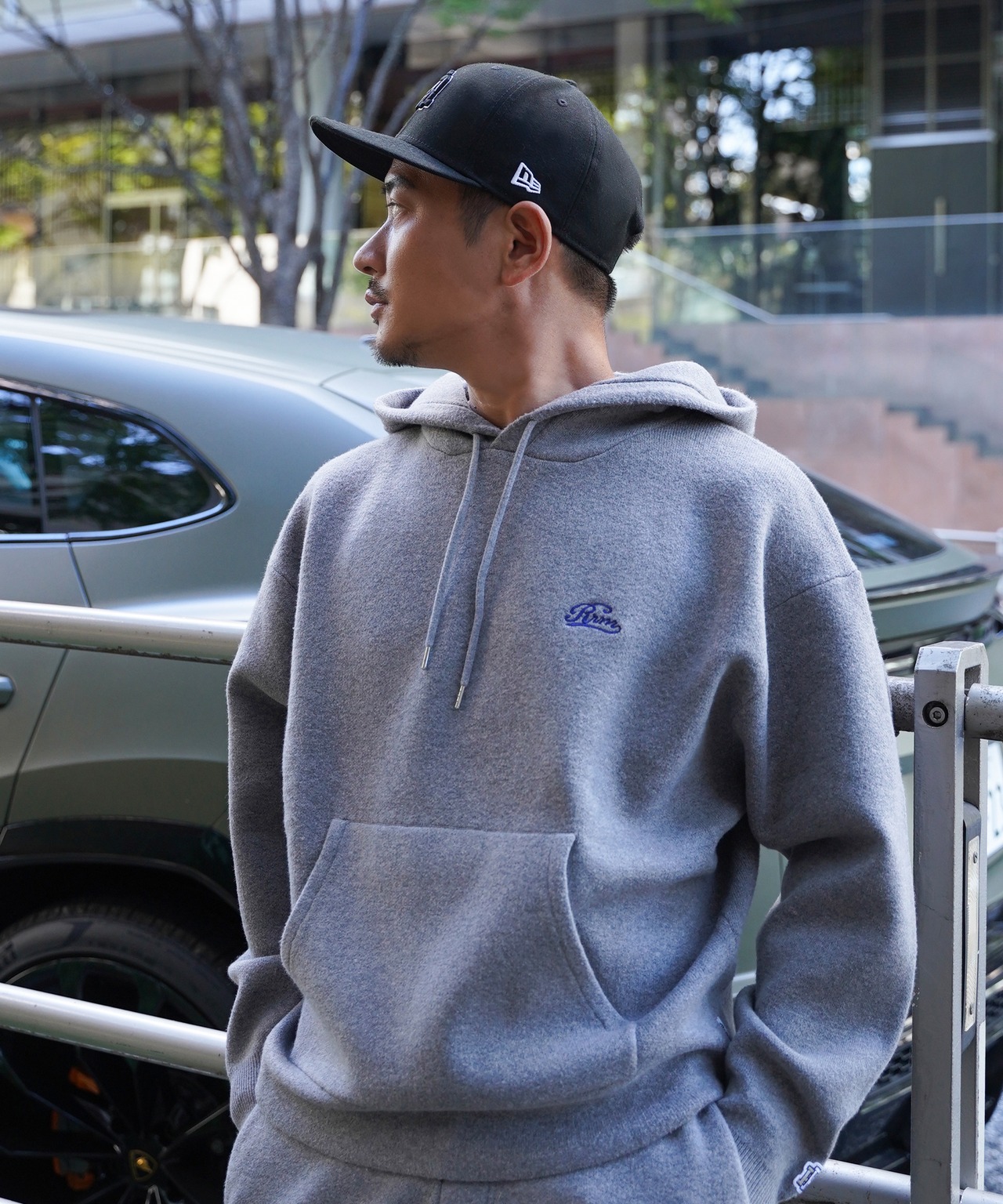 【#Re:room】Rrm EMBROIDERY KNIT PARKA［REK143］