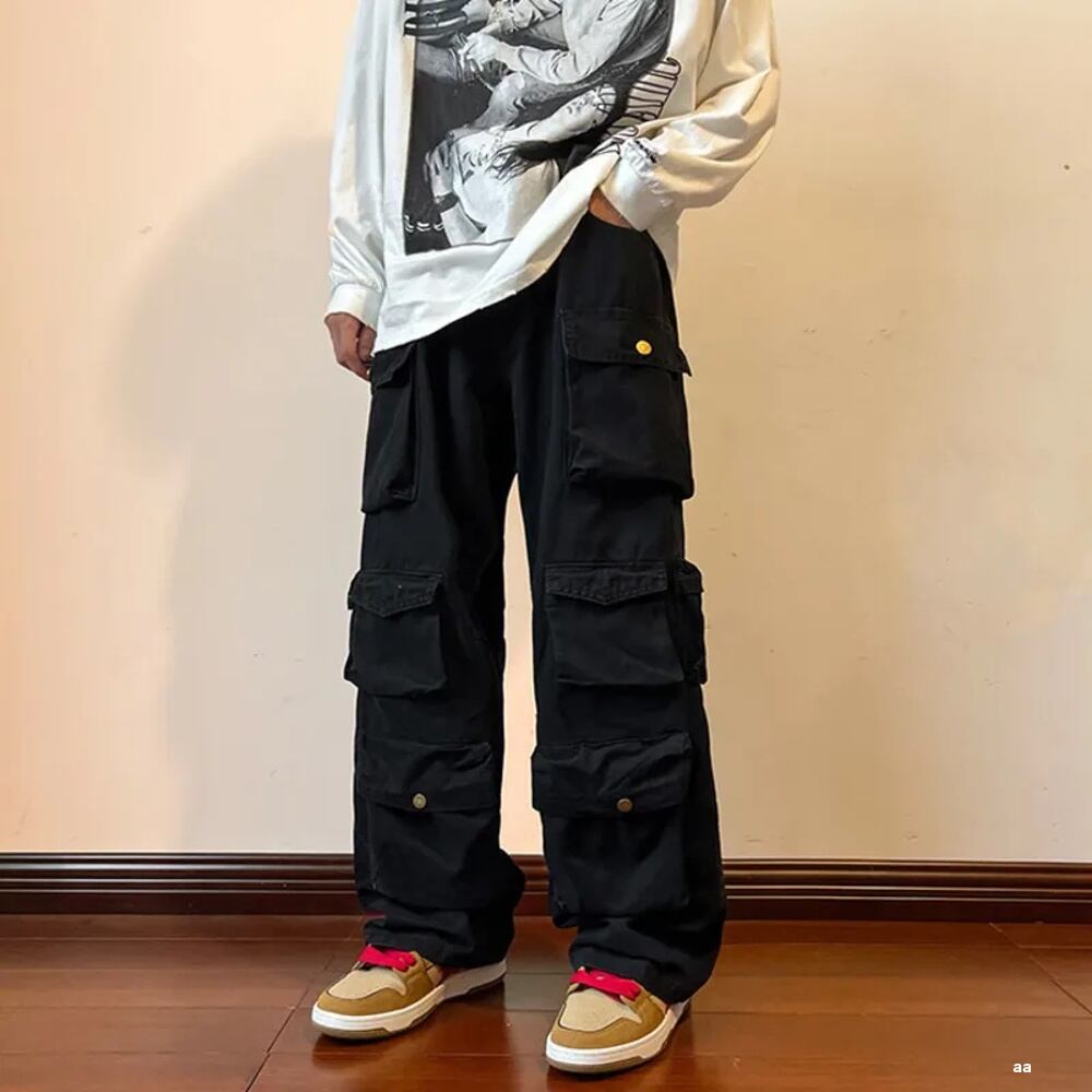 ARMANI 00's BRAD LINE マルチポケット カーゴパンツY2K - パンツ ARMANI 00's BRAD LINE マルチポケット カーゴパンツY2K - パンツ