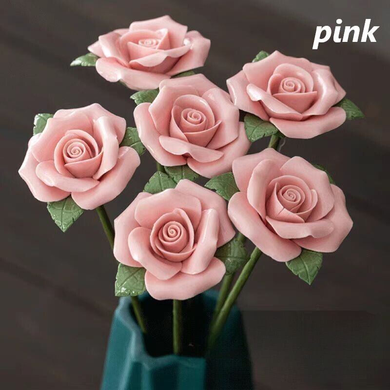 造花 バラ 薔薇 6本セット おしゃれ かわいい インテリア フェイク