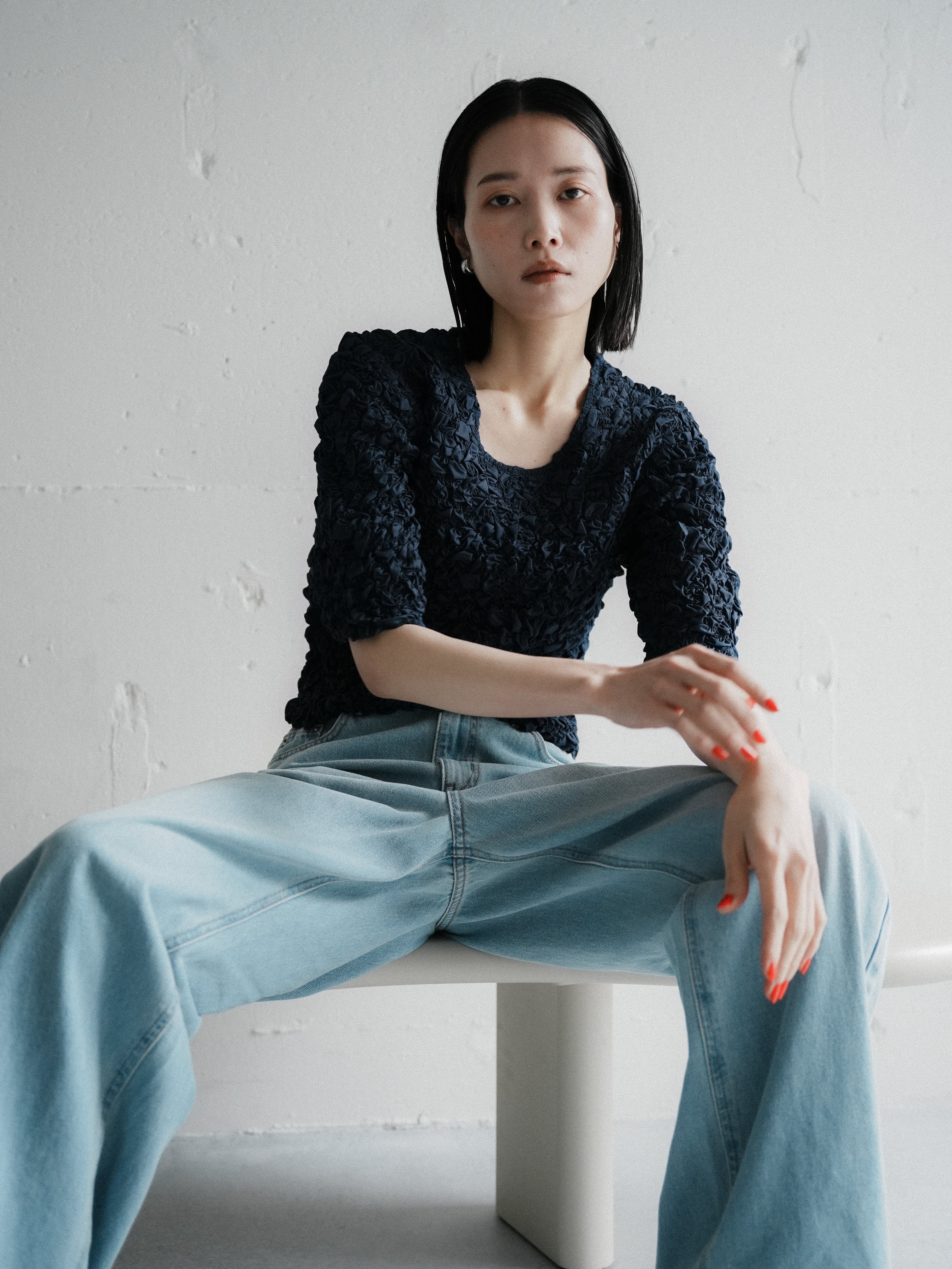 studded hem denim | Katrin TOKYO