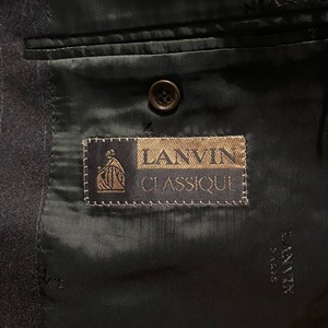 LANVIN cashmere blend single suits set-up