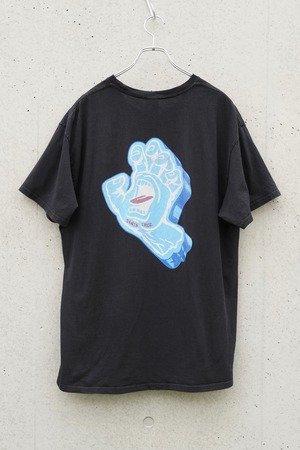 SANTA CRUZ “Screaming Hand” Faded T-Shirt / Jim Phillips / XL