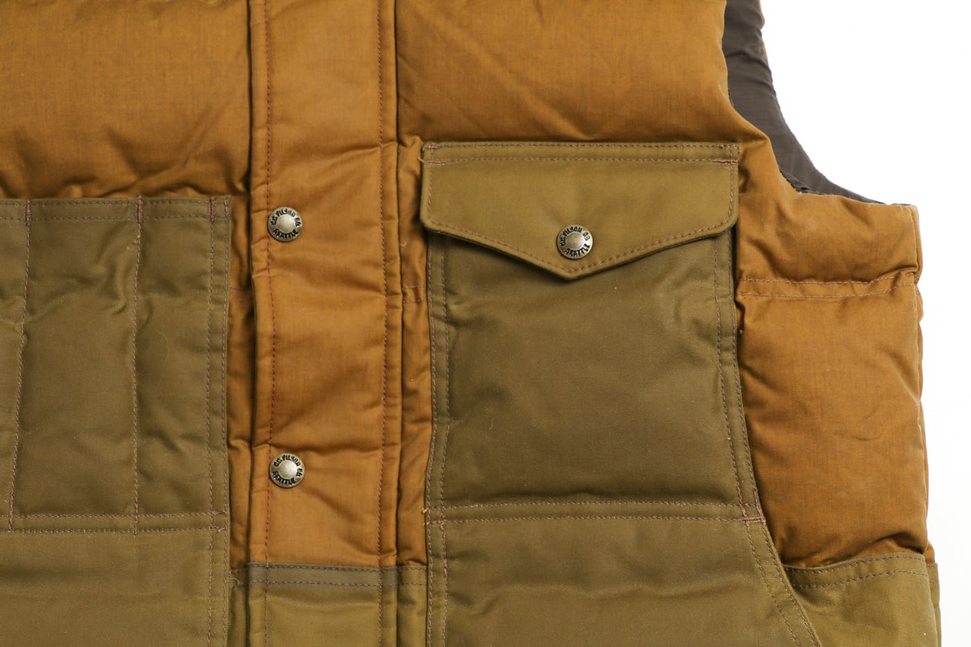 FILSON フィルソン 20070978 DARK TAN ダウンクルーザーベスト ...