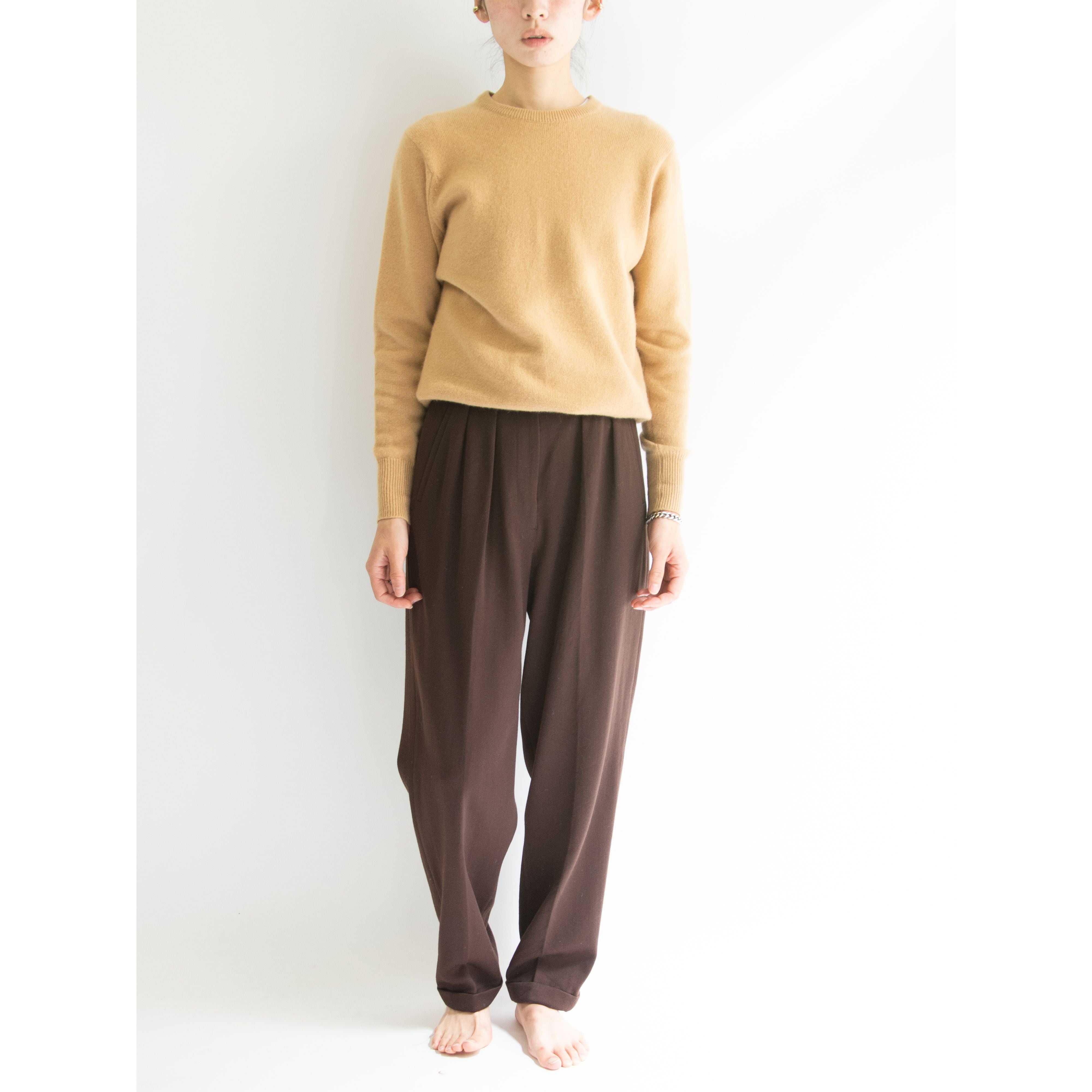 【KENZO】Made in Japan 100% Wool 2tuck Pants（ケンゾー 日本製 ツータックウールパンツ）