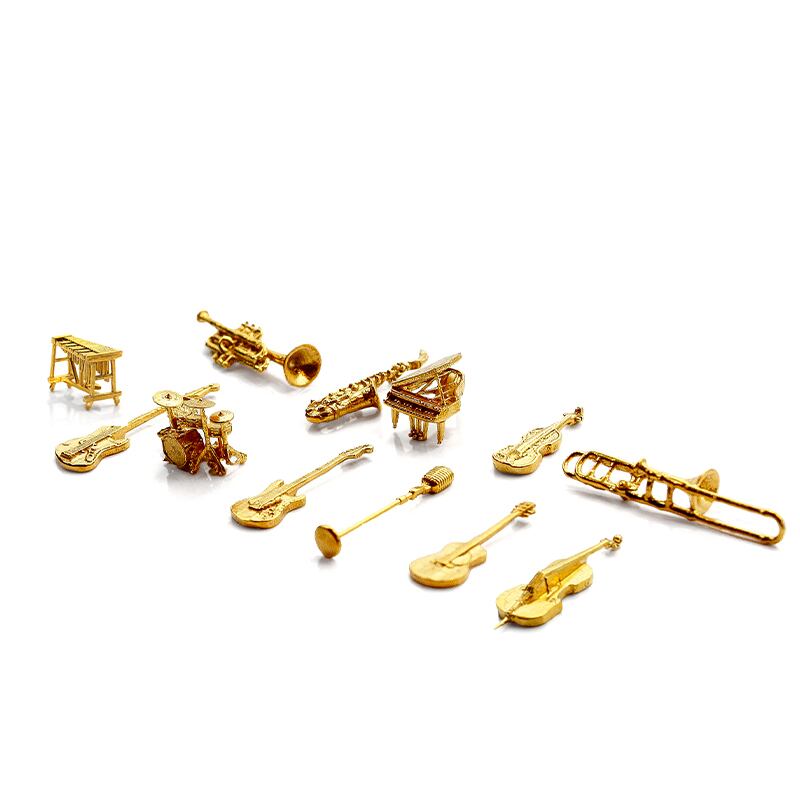 純金 楽器のコレクション トロンボーン】約1g | JUNGOLD【純金の世界】