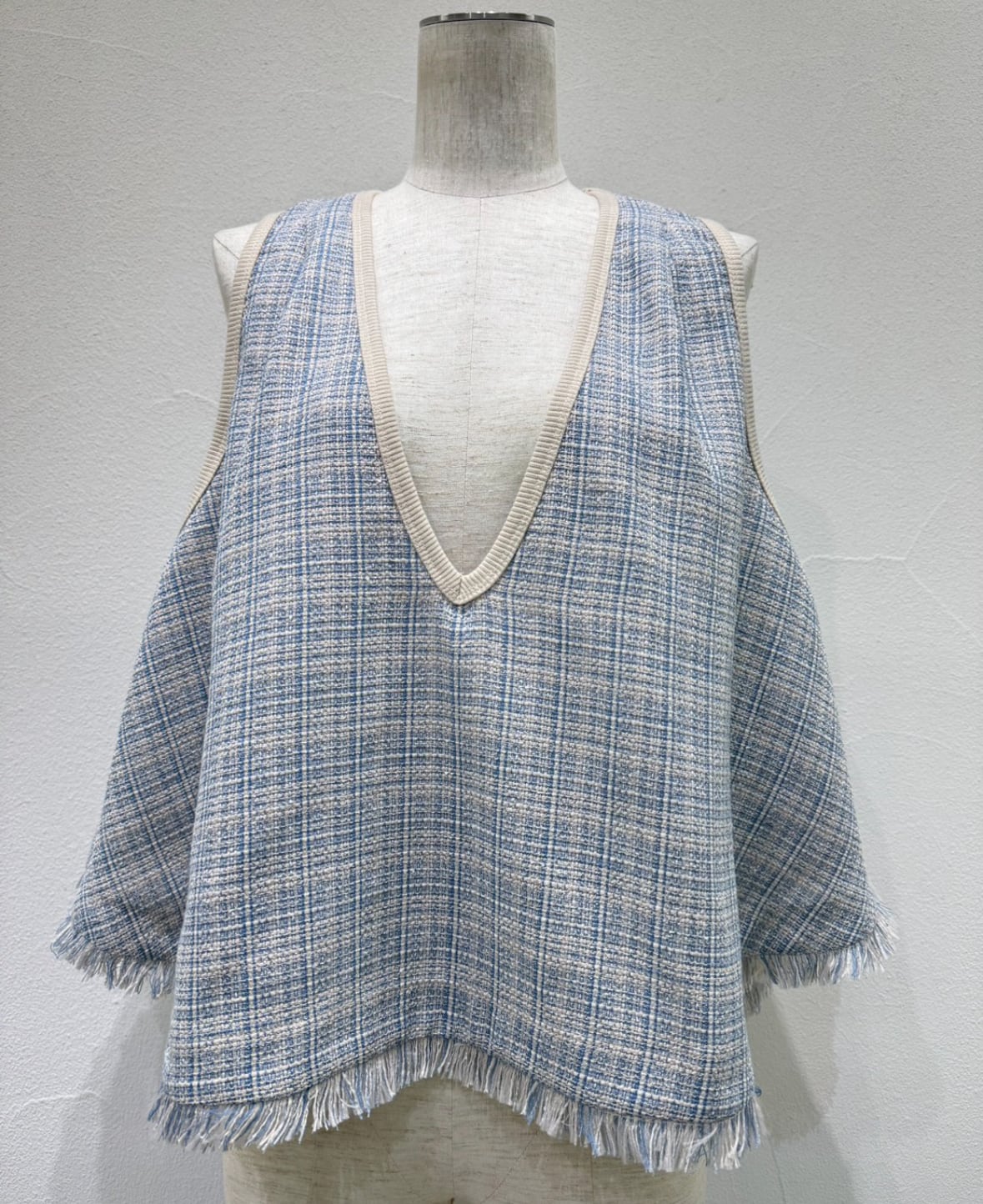 予約販売] CYAN TOKYO シアントーキョー サーキュラーツイードベスト