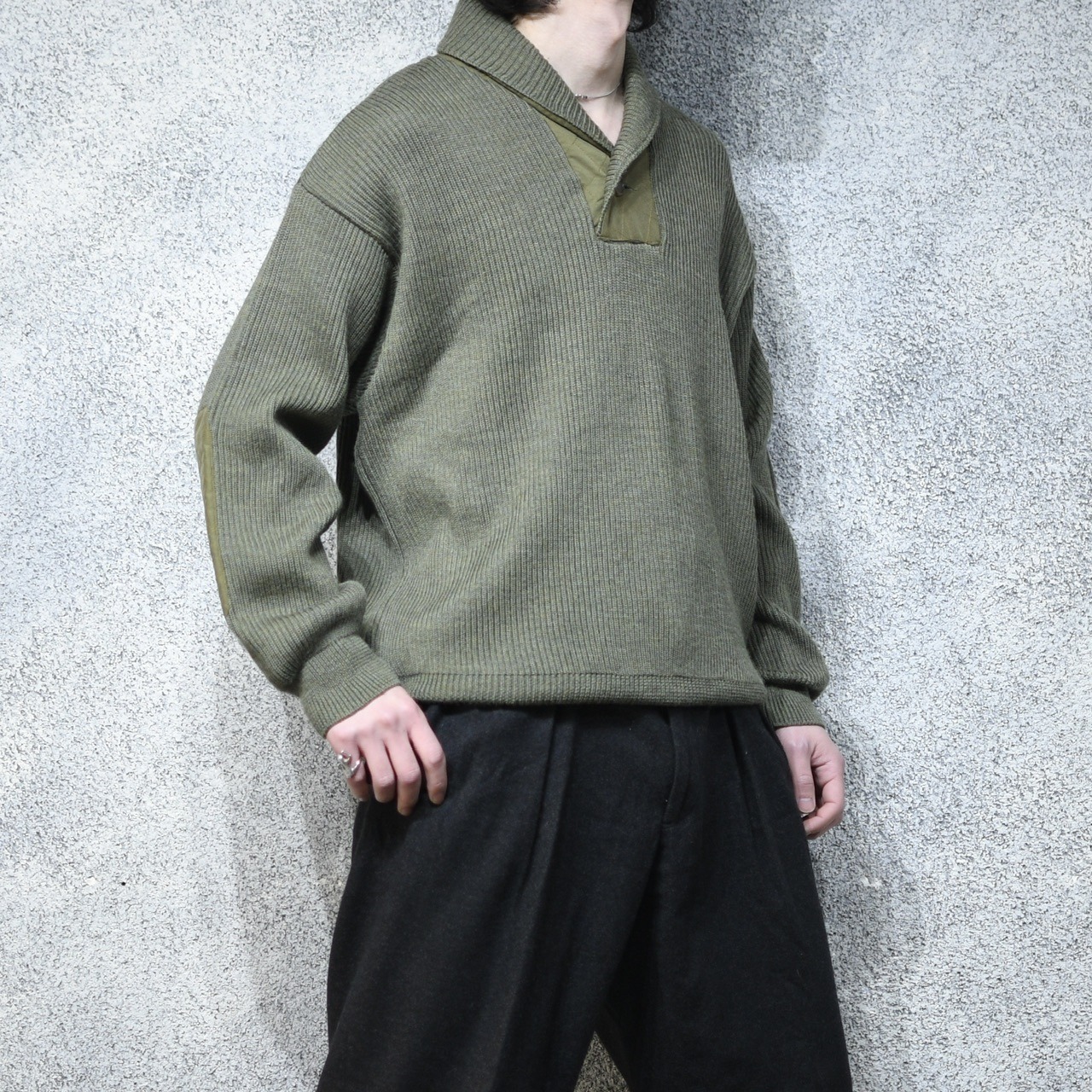 design shawl collar knit