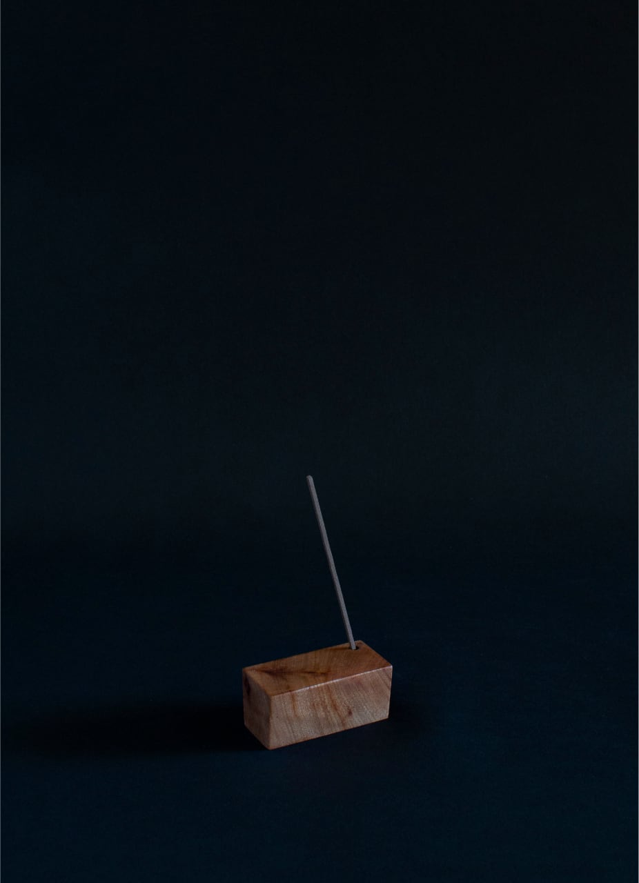 CUBE595 | Incense Holder <Wood>  5点セット