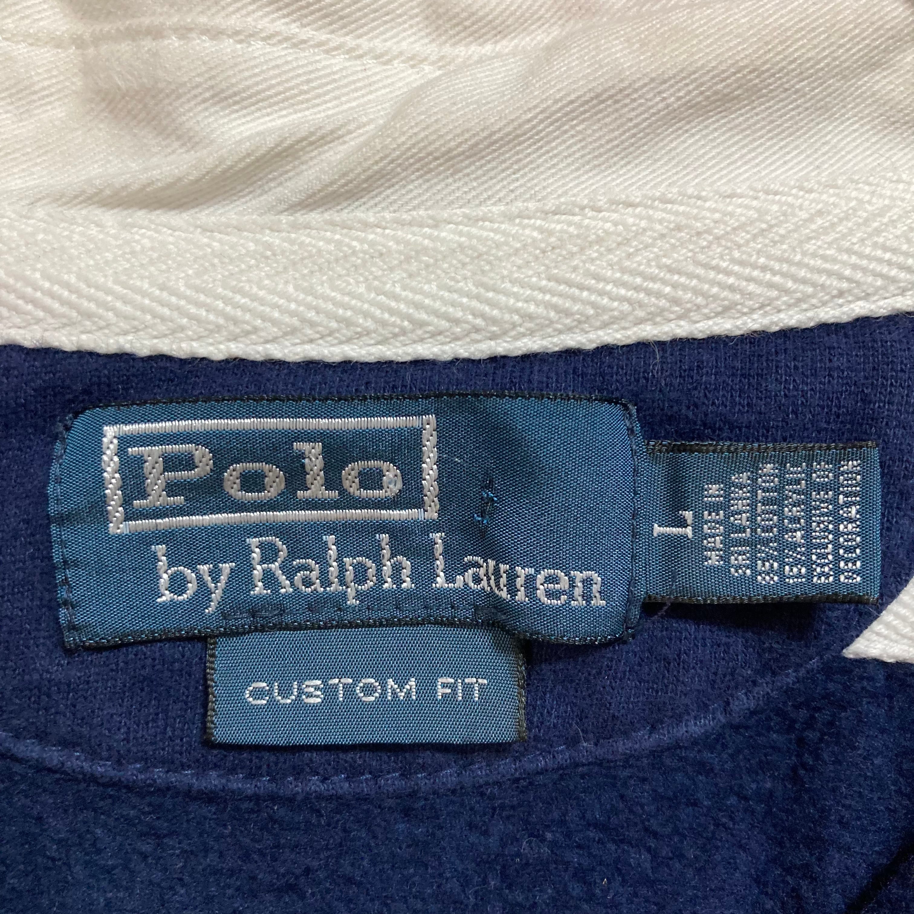 Polo Ralph Lauren】L/S Rugger Shirt L 90s ラルフローレン ラガー