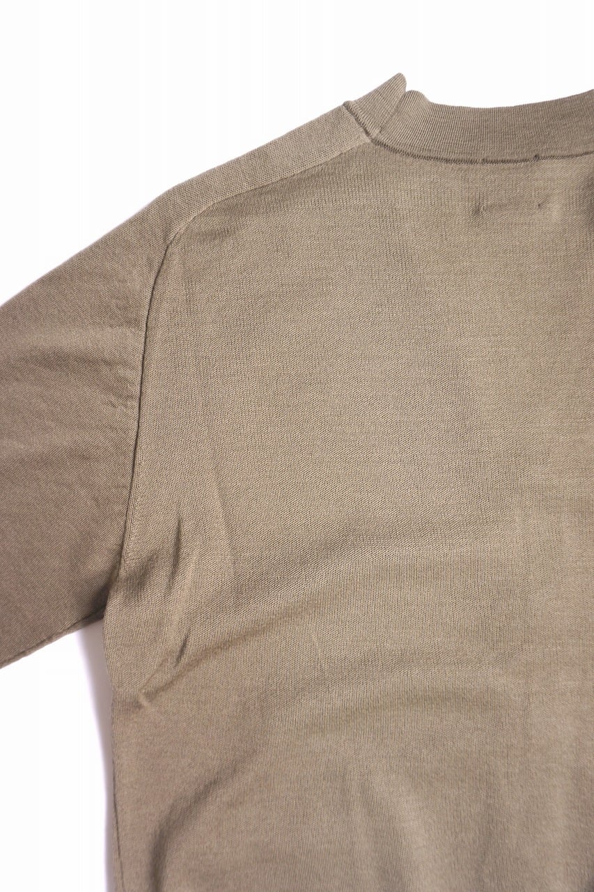 Worsted Merino Mock Neck C/D