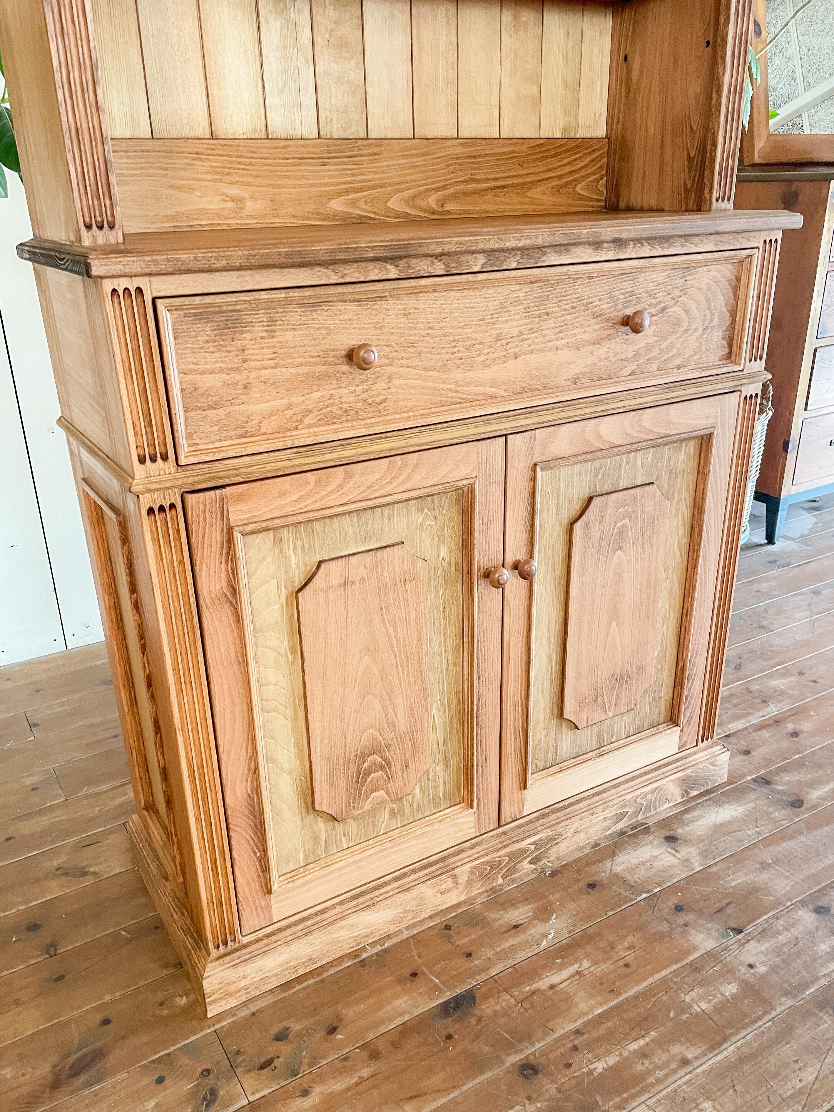 フランスアンティーク調オープンシェルフ 飾り棚キャビネット