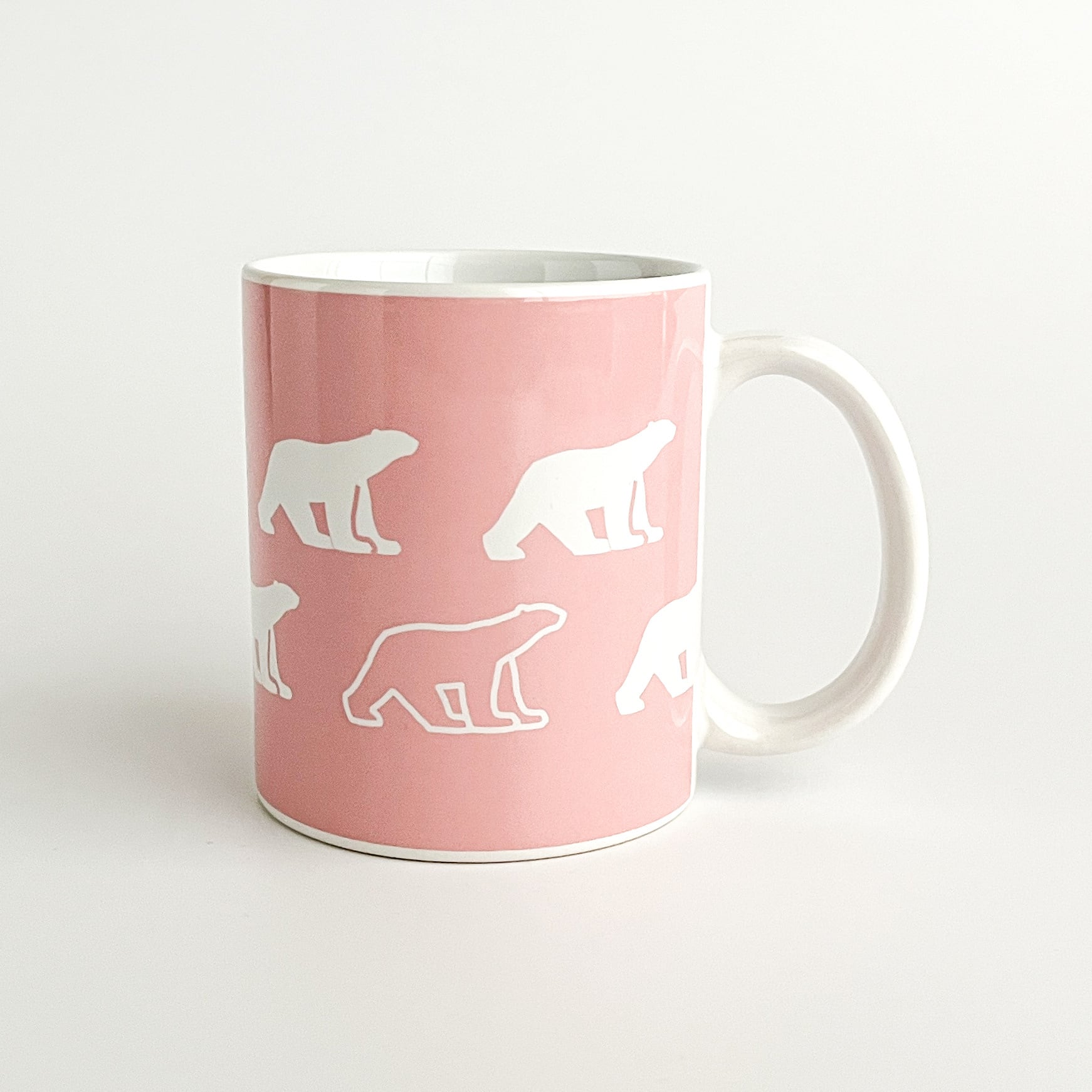 WEB限定】ポンポン マグカップ シロクマイメージ ピンク | hmm, by
