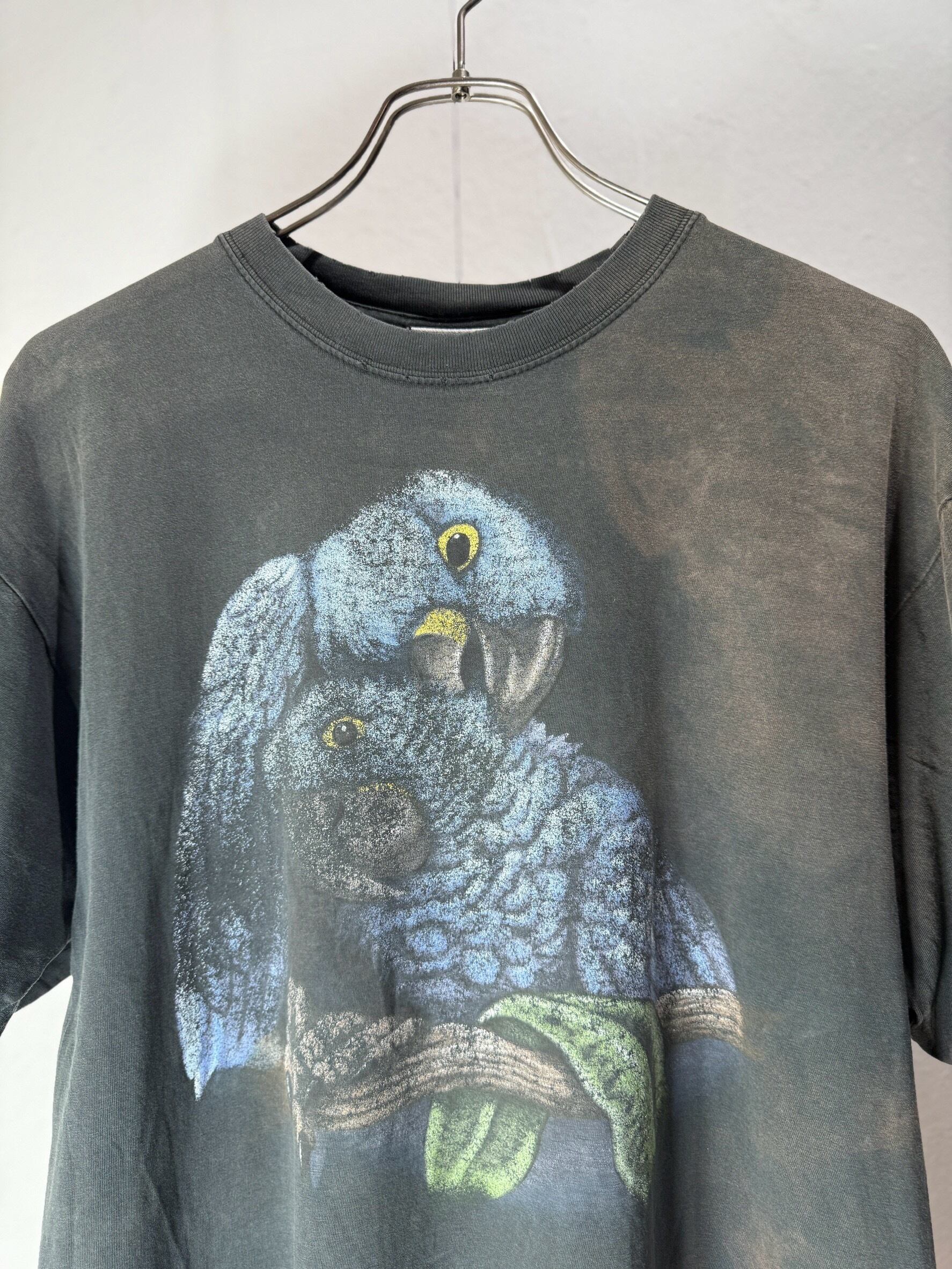 90~00’s Spain “Loro Parque Fundacion” Parrot Art T-shirt