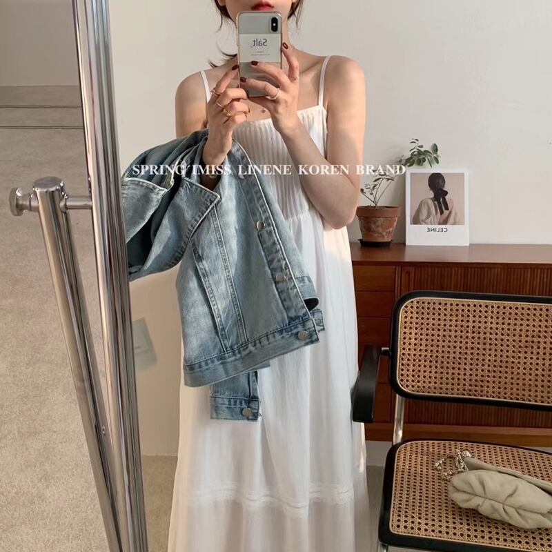 スカート レースルーズドレス ロング ビッグFスモールZ韓国95663910661