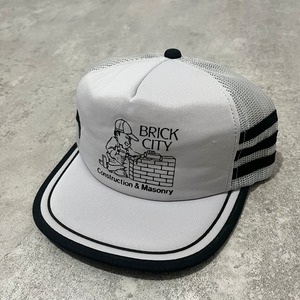BRICK CITY CONSTRUCTION & MASONRY MESH TRACKER HAT SIZE FREE (USED)
