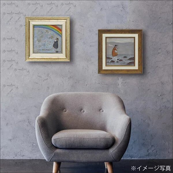 サムトフト「忘れないよ」Sサイズ ゲル加工アート アートフレーム 絵画 インテリア