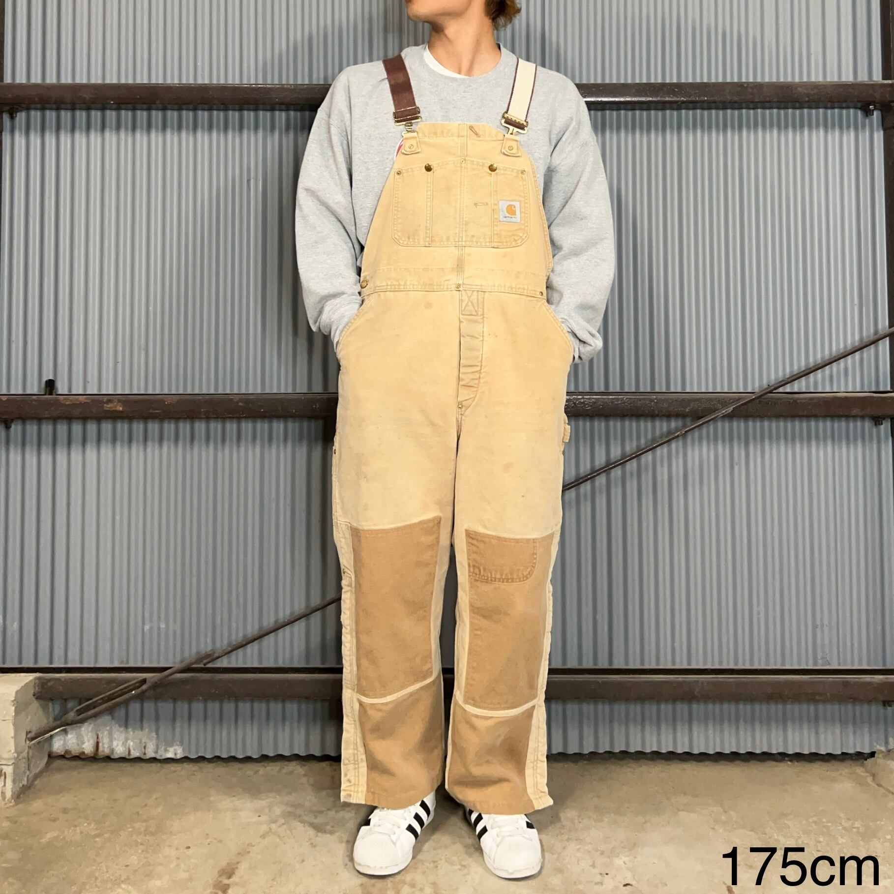 【W40×L30】Carhartt オーバーオール ブランドタグ | 古着屋 