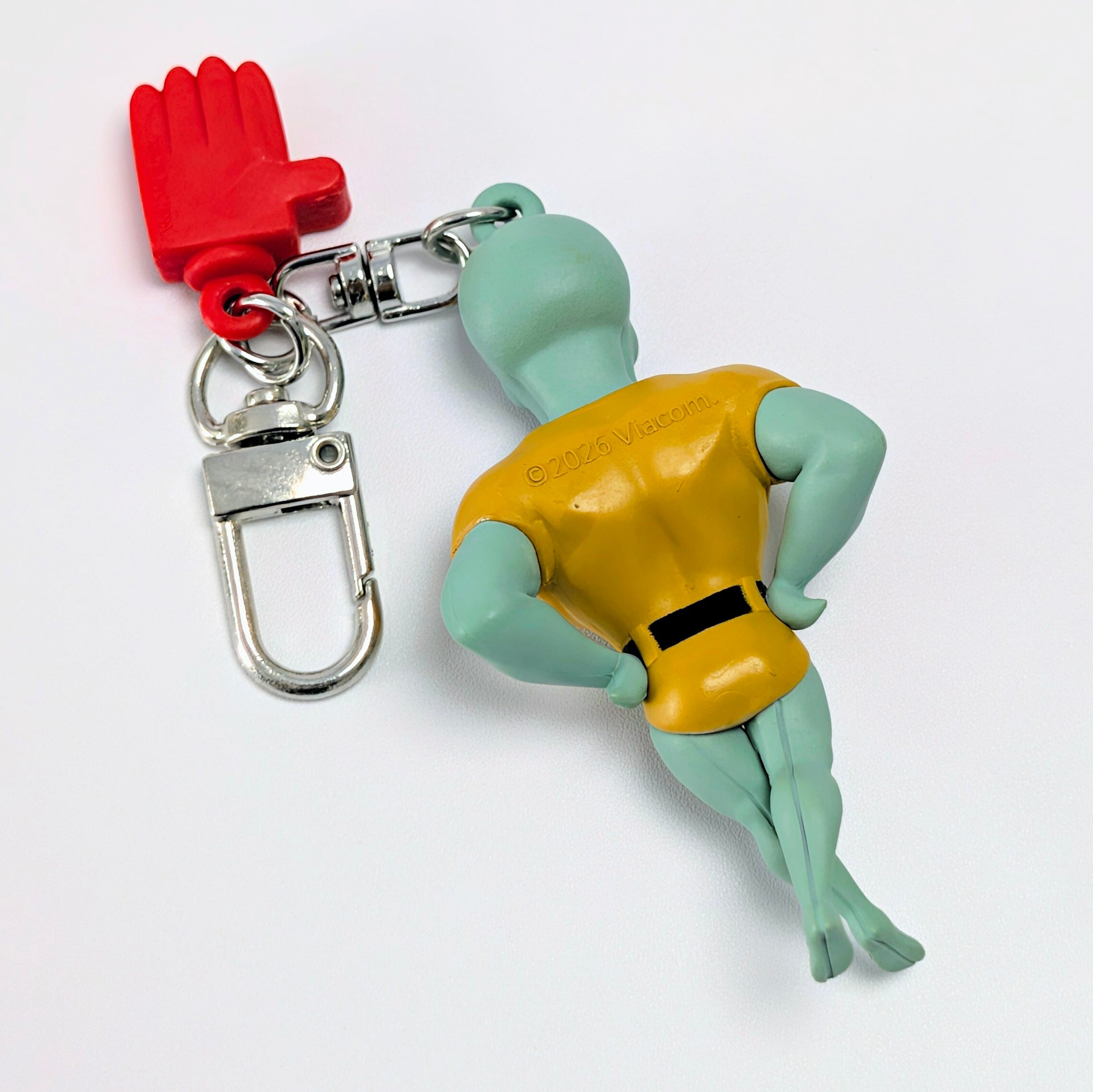 ⚡️KOREA Exclusive⚡️【 SpongeBob SquarePants ( スポンジボブスクエアパンツ ) 】※開封済販売 『 イカルド 』 / 韓国限定‼️筋肉パンパン マッスルランダムキーリング / マスコット〚アメリカン雑貨 アメトイ〛