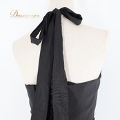 パーティドレス ツイードドレス TWEED DRESS ワンピース ドレス ブラック系 黒 シルバー 演奏会 パーティ 発表会 ロングドレス 無地 ノースリーブ ロング丈 フォーマルドレス イベント 上品 清楚 大人可愛い フォーマル 発表会衣装 結婚式