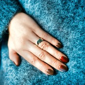 Karen silver/ ribbon ring