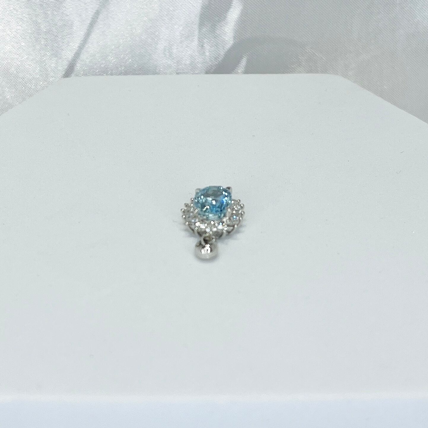 ダイヤモンド×アクアマリン リング Pt900 0.40ct 鑑別書付き 【公式通販】