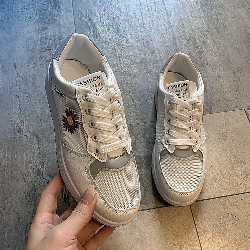 ホワイトサマーレッド 靴 シューズ レース スニーカー 夏物 レースアップ フェイクシューズ74734239106