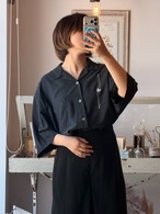 1990’s NAT NAST 100% Silk Open Collar Shirt／XL