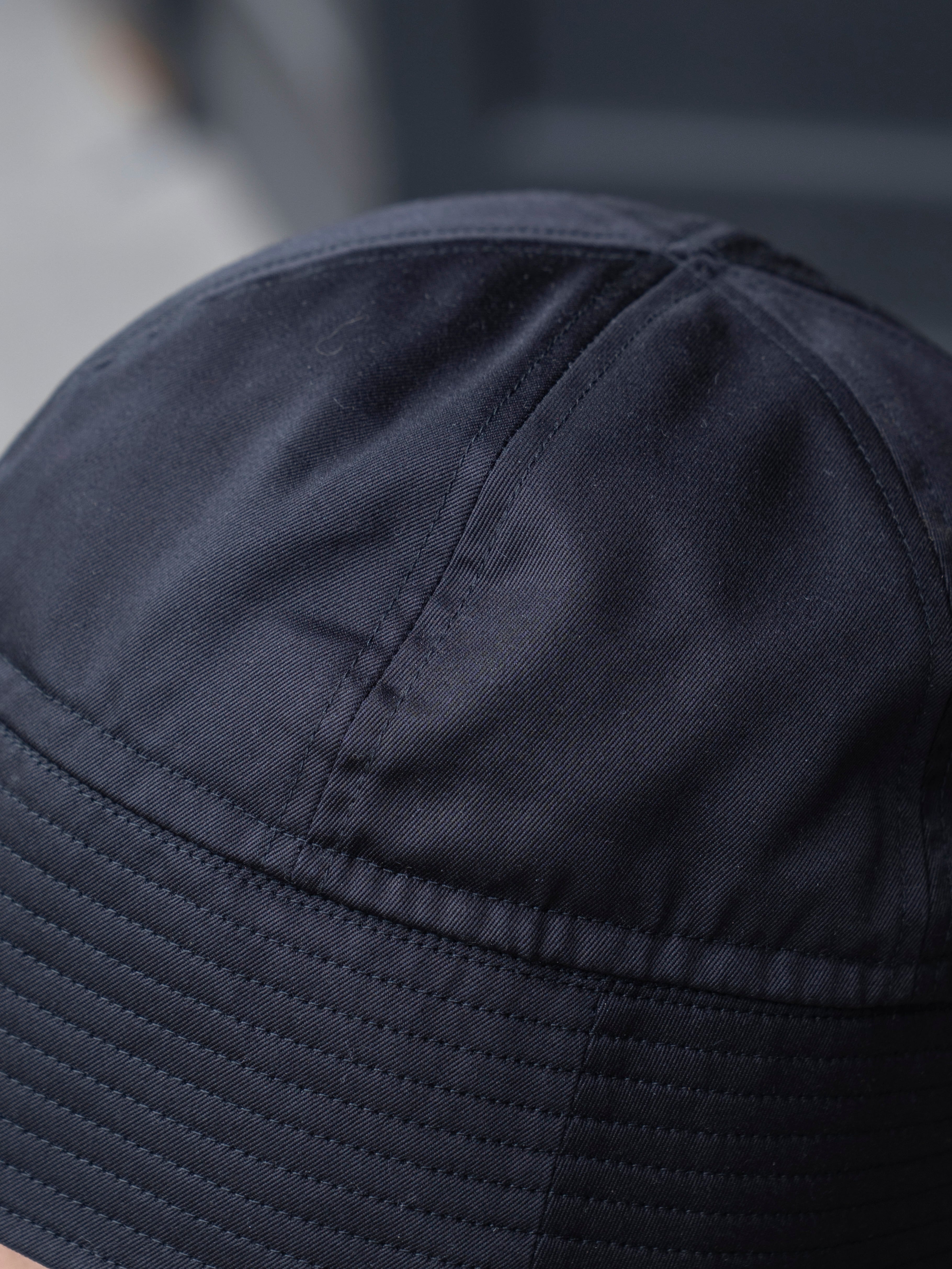 PORTER CLASSIC H/W SUMMER CHINOS SAILOR HAT BLACK PC-009-4013