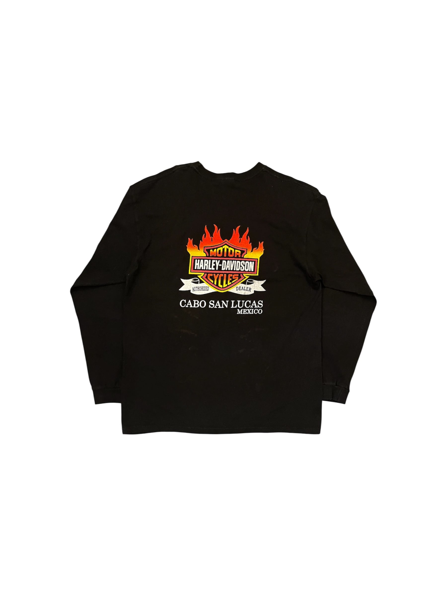 00s Harley Davidson Long Sleeve t-shirt Cabo San Lucas Mexico 2000