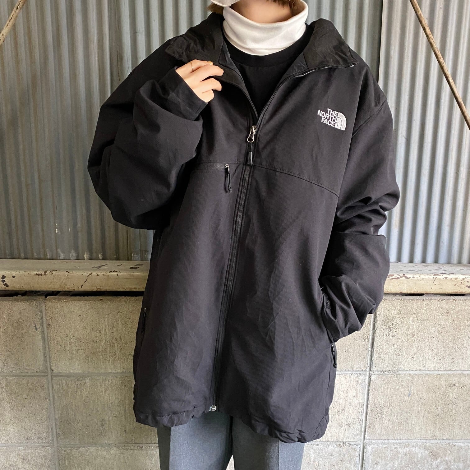 ザ ノースフェイス プリマロフト ライト中綿ジャケット メンズXL 古着 