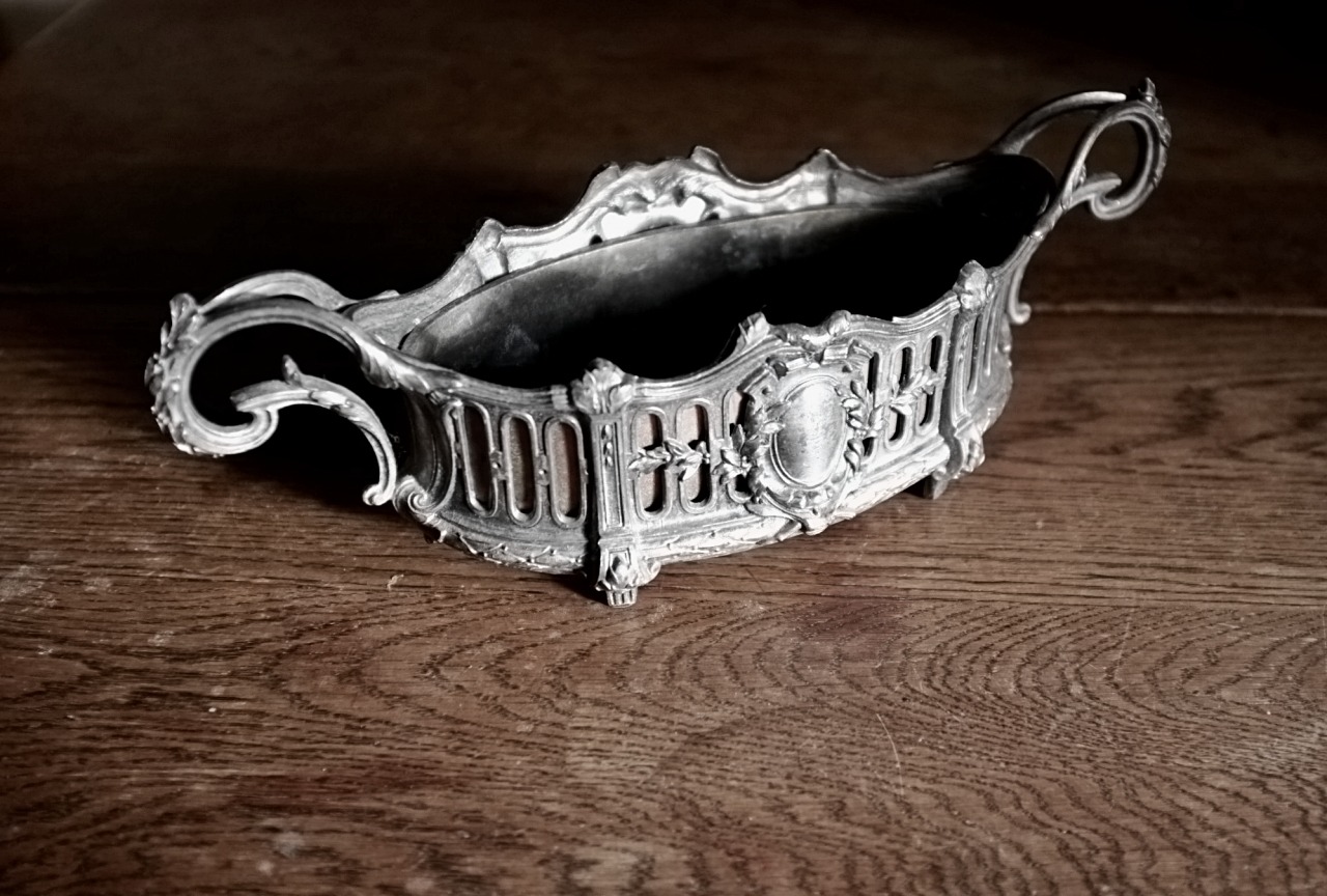 19世紀 フランス 植物たちによる植物たちへレギュール製ジャルディニエール アンティーク