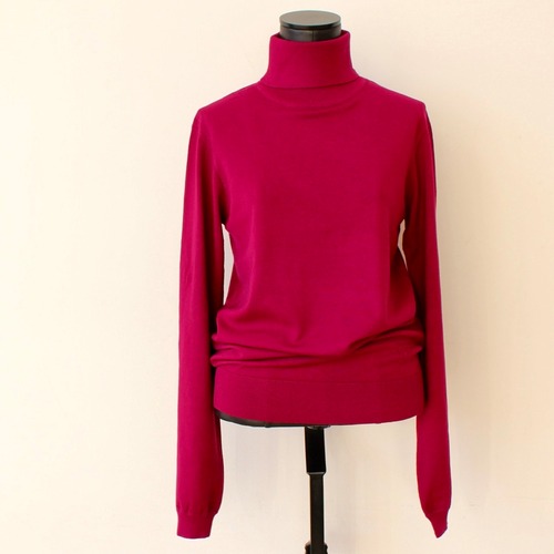 SILVIAN HEACH ボルドータートルネックセーターITALY; GPA25036 ¥15,000＋tax
