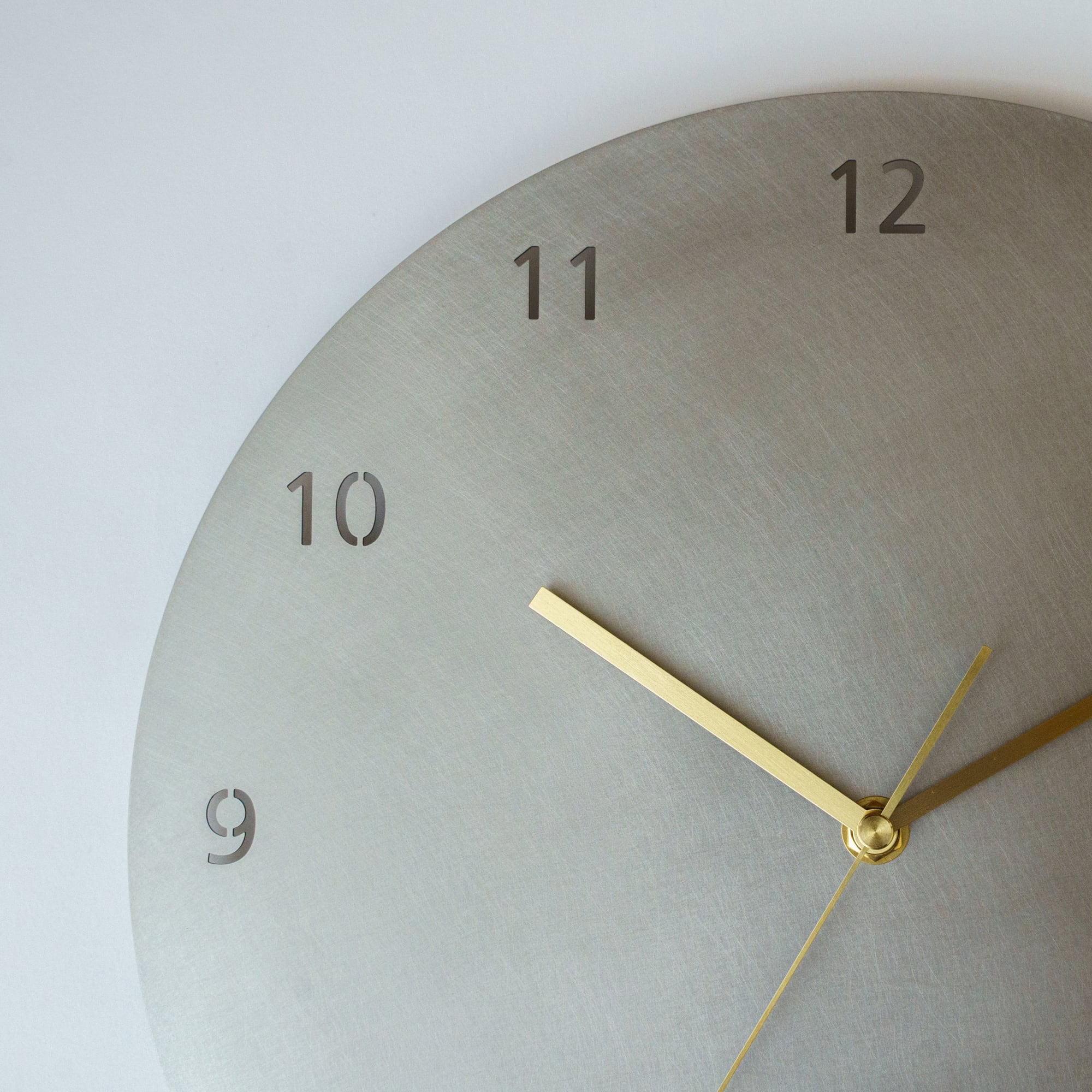 minimal wall clock 300 _ number / stainless 壁掛け時計 300 数字