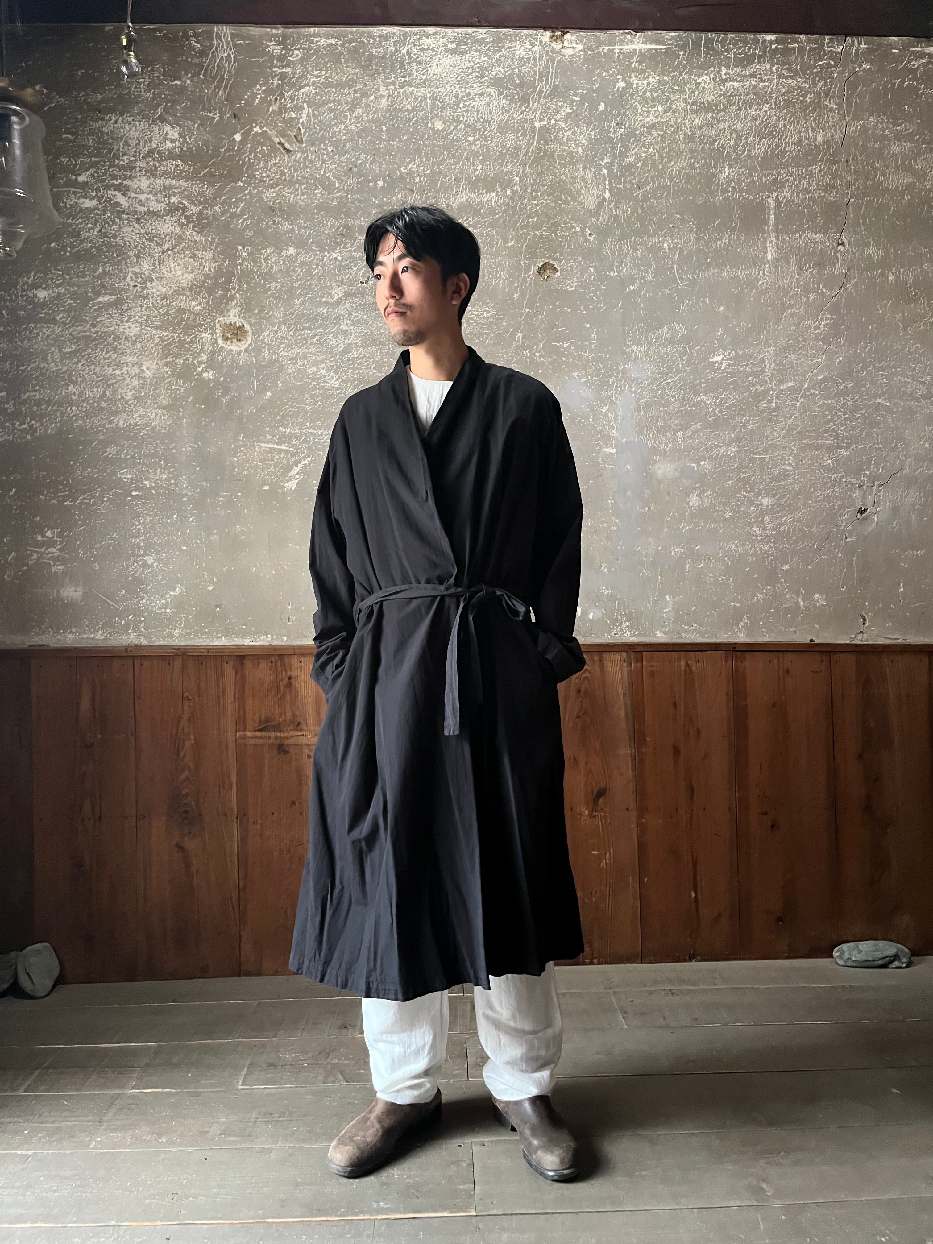 COSMIC WONDER | Cotton silk broadcloth wrapped pants (Silver