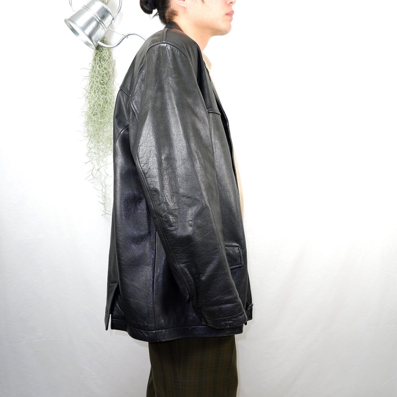 L] OAKWOOD Leather Jacket | レザージャケット | きれいめや90sの