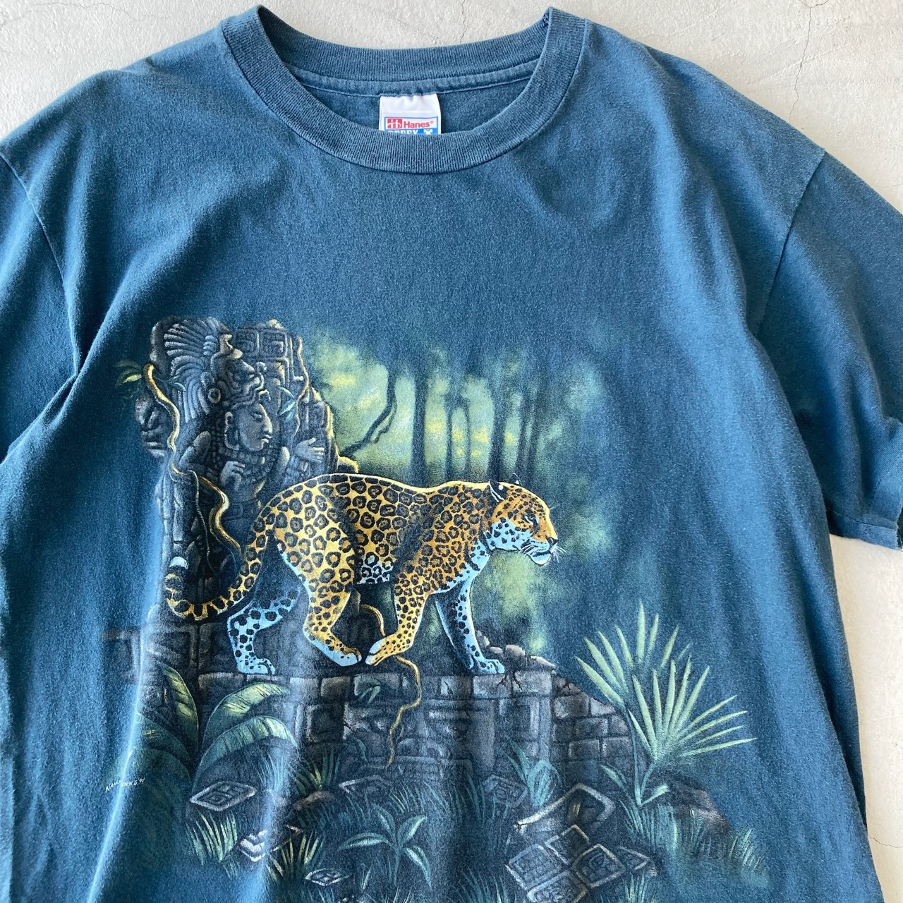 90's Animals Print Tee Shirt
