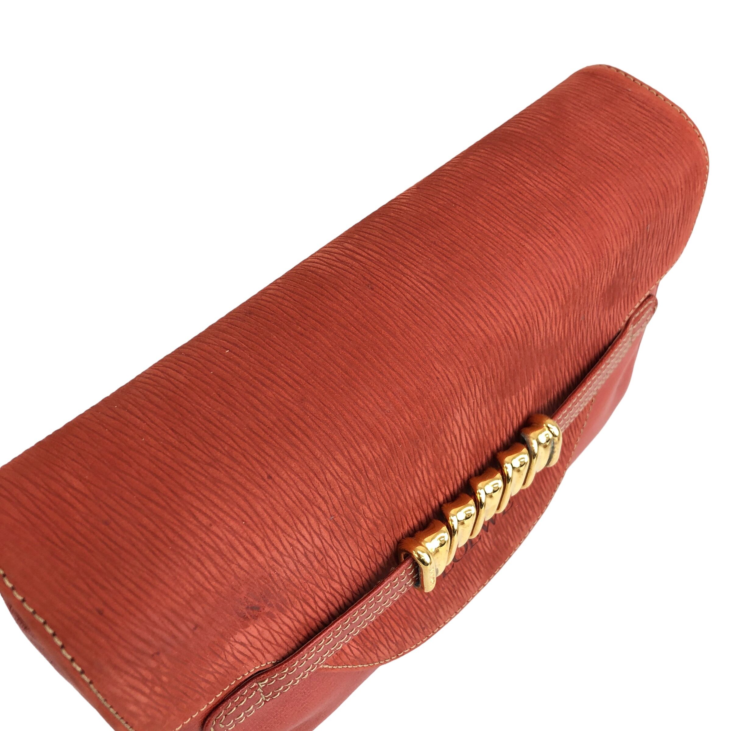 LOEWE★ロエベ★クラッチバッグ★ベラスケス★ヴィンテージ★vintage LOEWE ロエベ ベラスケス レザー クラッチバッグ レッド vintage