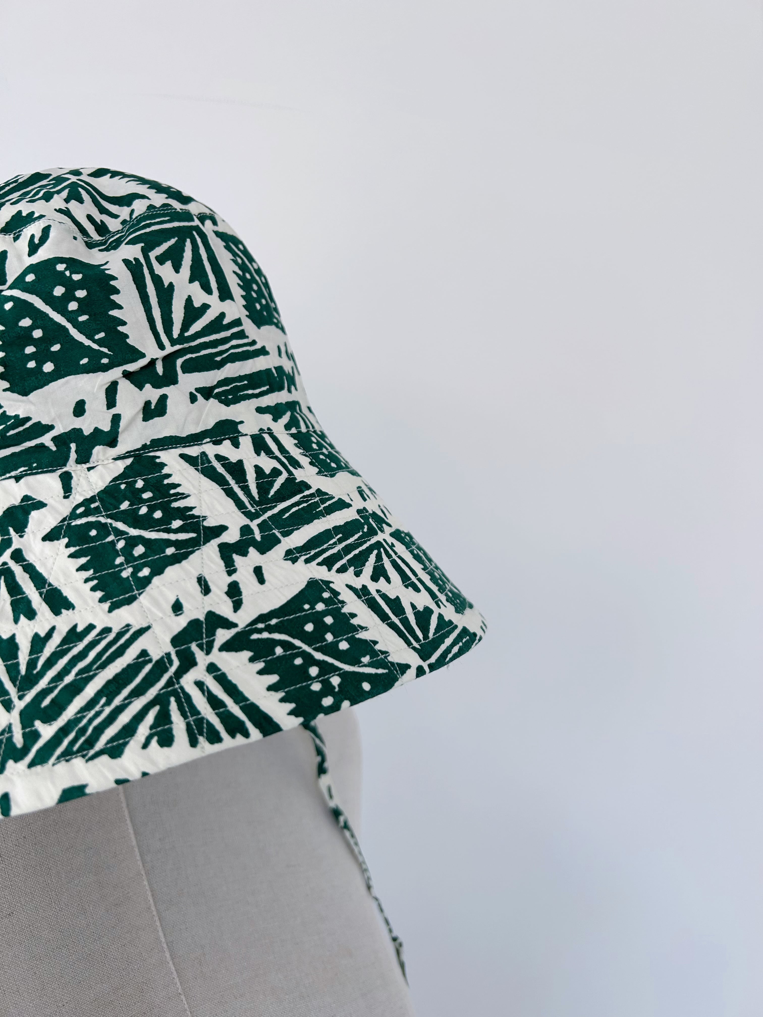 Sara Mallika Cotton Poplin Print Hat | KOKO