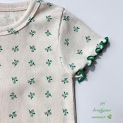 【取寄/韓国直送】Brodyjane 26/SM  ソフトボタニカル半袖ボディスーツ｜夏服｜韓国子供服