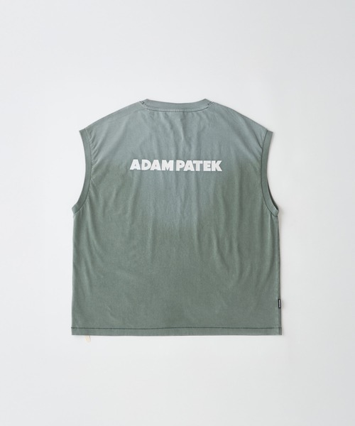 ADAM PATEK basic logo aging sleeveless (GRN) AP2614026
