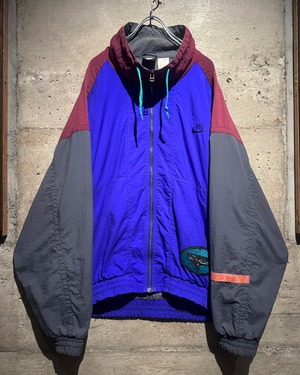 【Caka】90's “NIKE FLIGHT” Color Switching Vintage Nylon Jacket