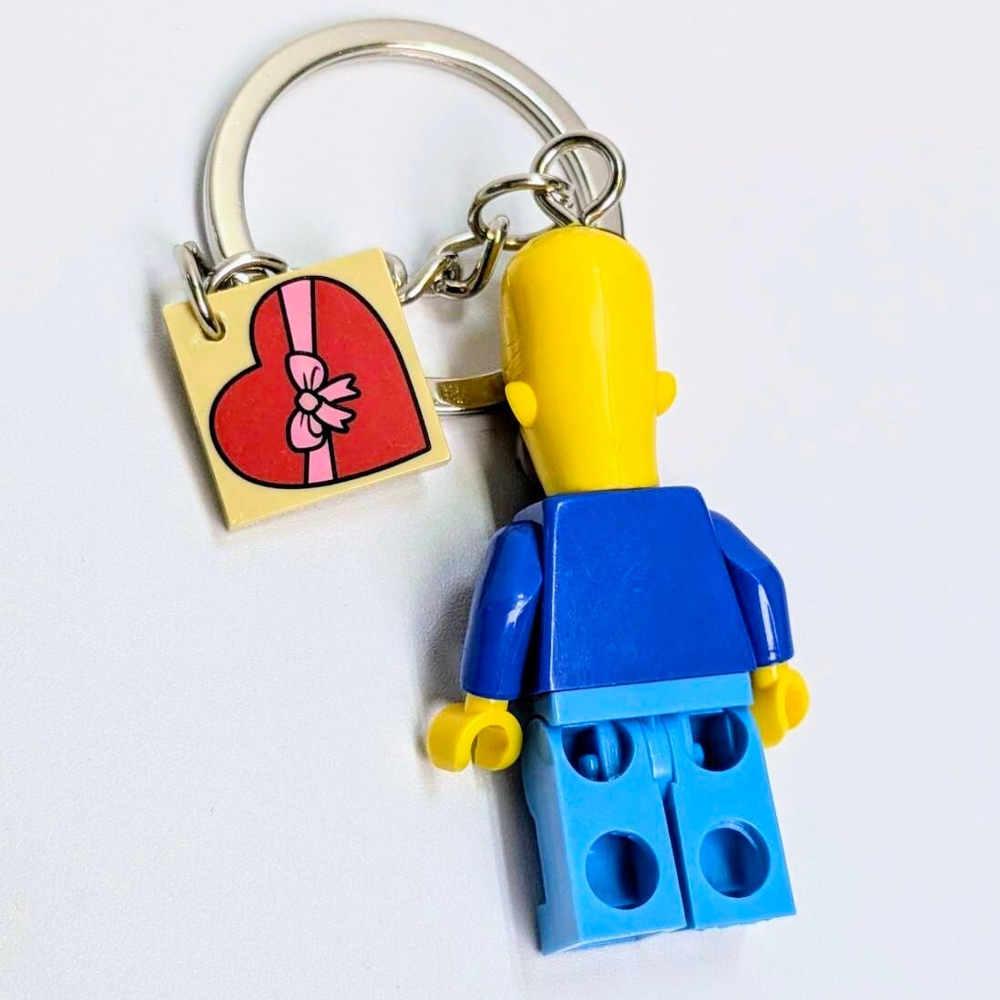 ♧ 再入荷！【ブロックフィギュアキーホルダー】 ★The Simpsons（ザ シンプソンズ）ホーマー・シンプソンズ★〚アメリカン雑貨 アメトイ〛