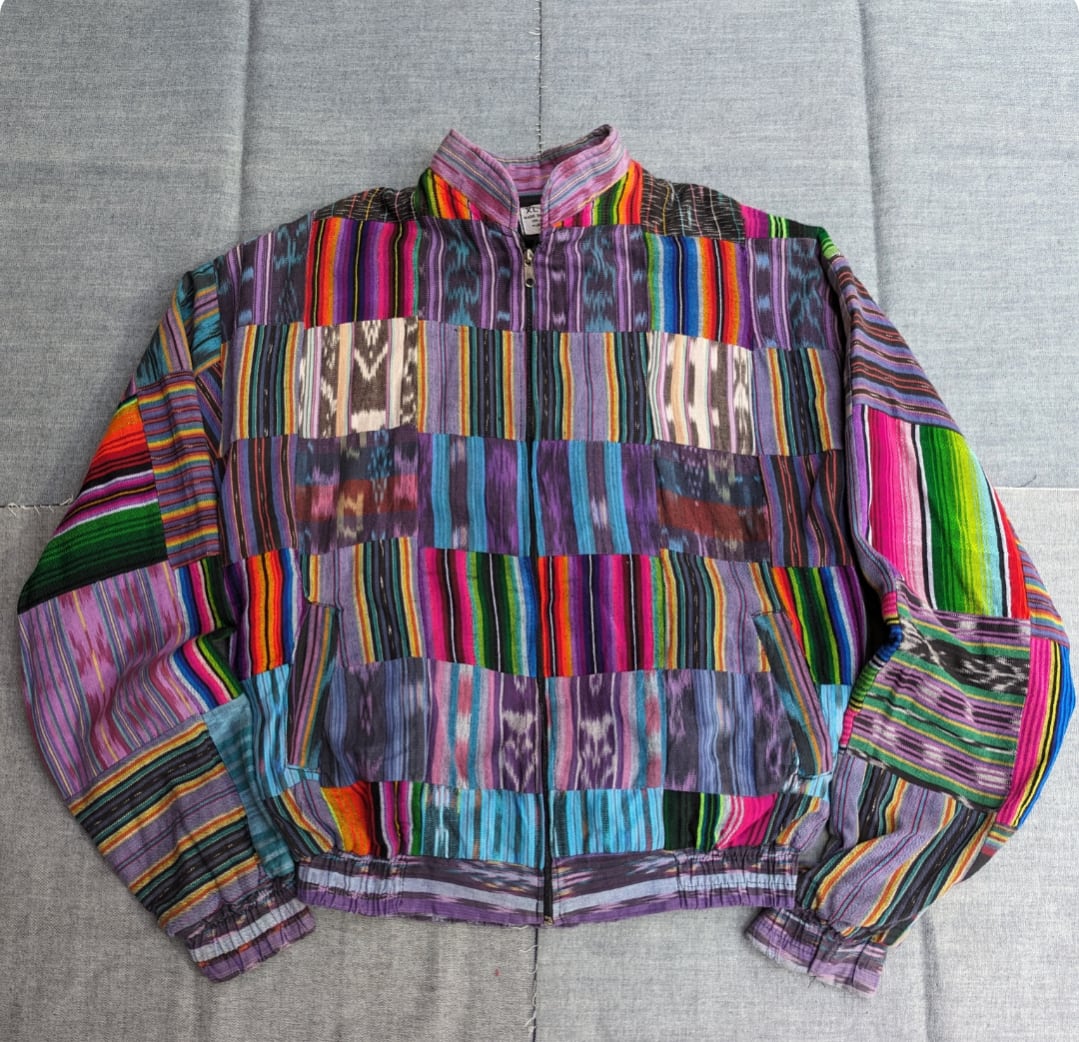 guatemala hand made patch work jaket 小岩店