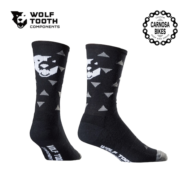 【WOLF TOOTH】Wooligan Wolf Tooth Socks [ウーリガン ウルフトゥースソックス]