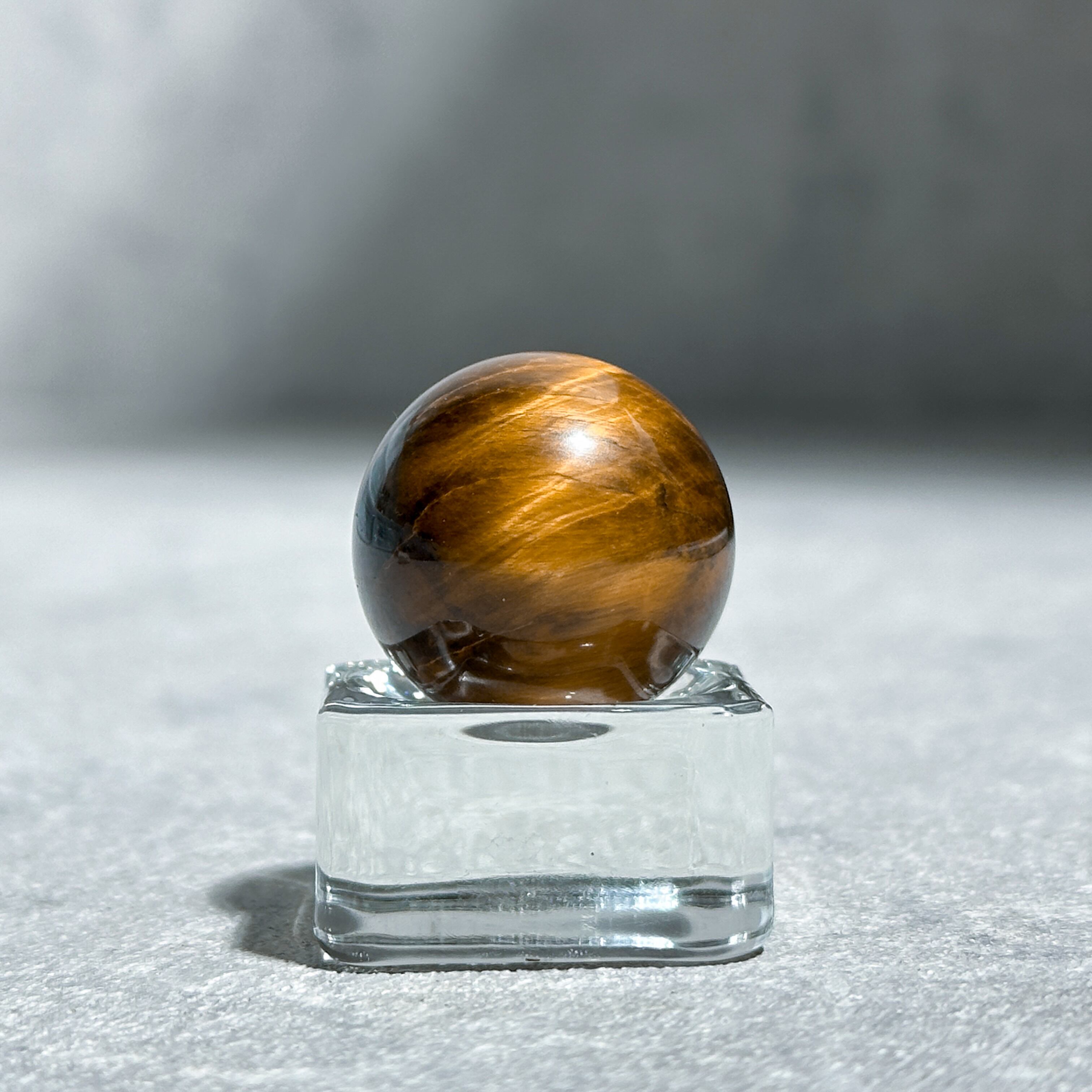 タイガーアイ スフィア（丸玉）34◇ Tiger's eye ◇天然石・鉱物
