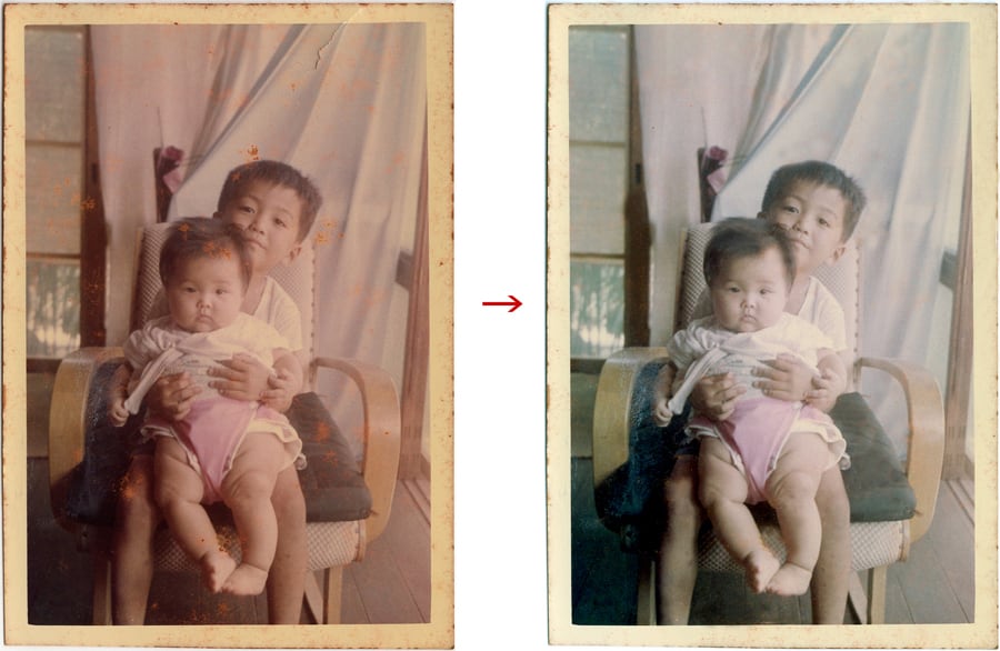 プリント写真のデータ修復サービス | gifoto