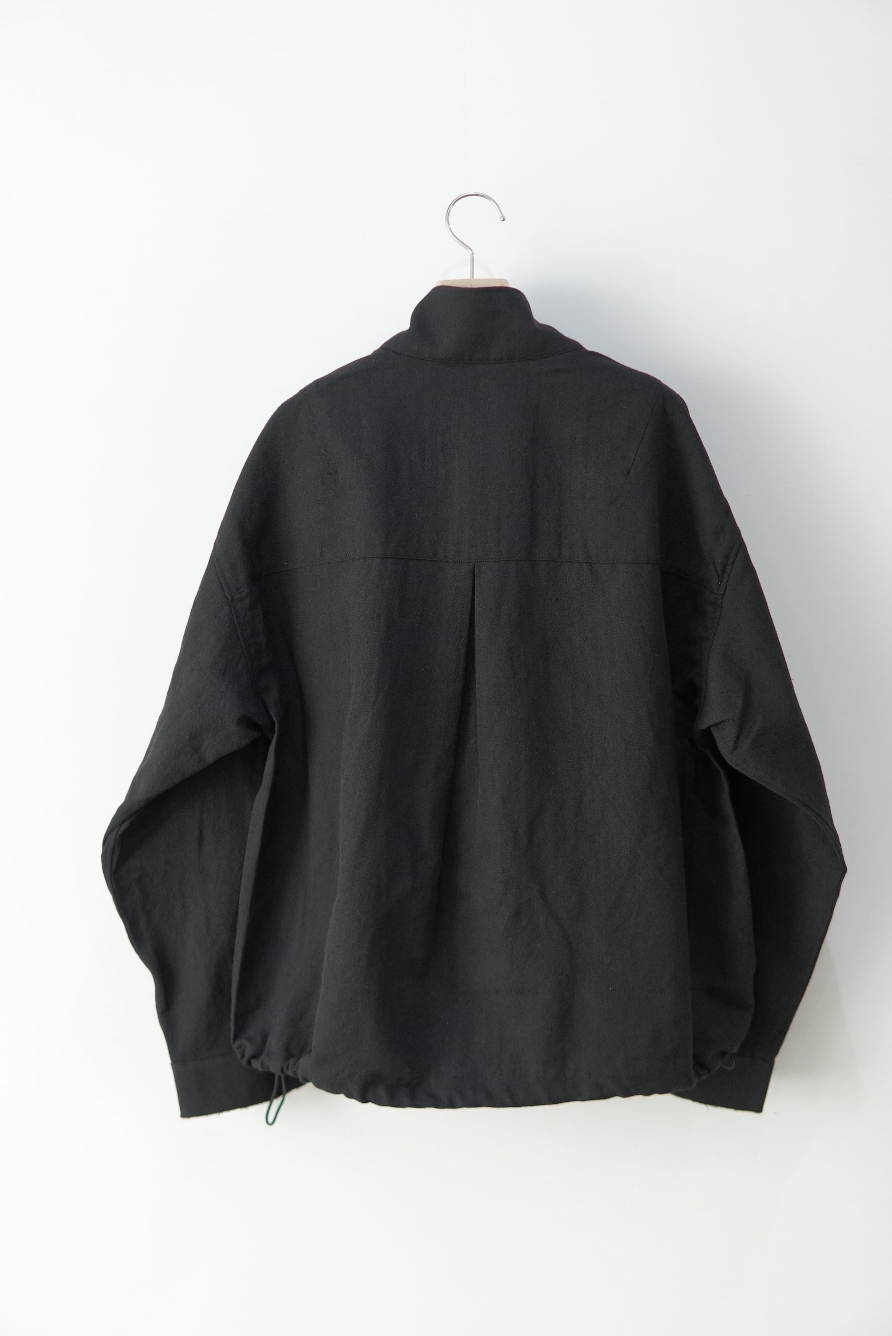 ANCELLM / WOOL HALF ZIP PULL OVER SHIRT / ANC-SH72 | POETRY