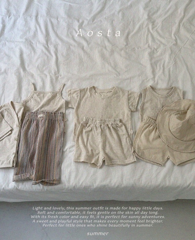【予約】Aosta / Linen String T